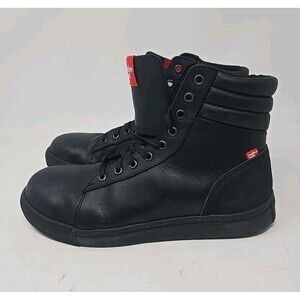 Mellow Walk Women's Jessica EH Steel Toe Mid-Cut Work Shoes Black Size 9.5